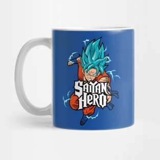 Powered Up Anime Superhero Mashup Parody Mug